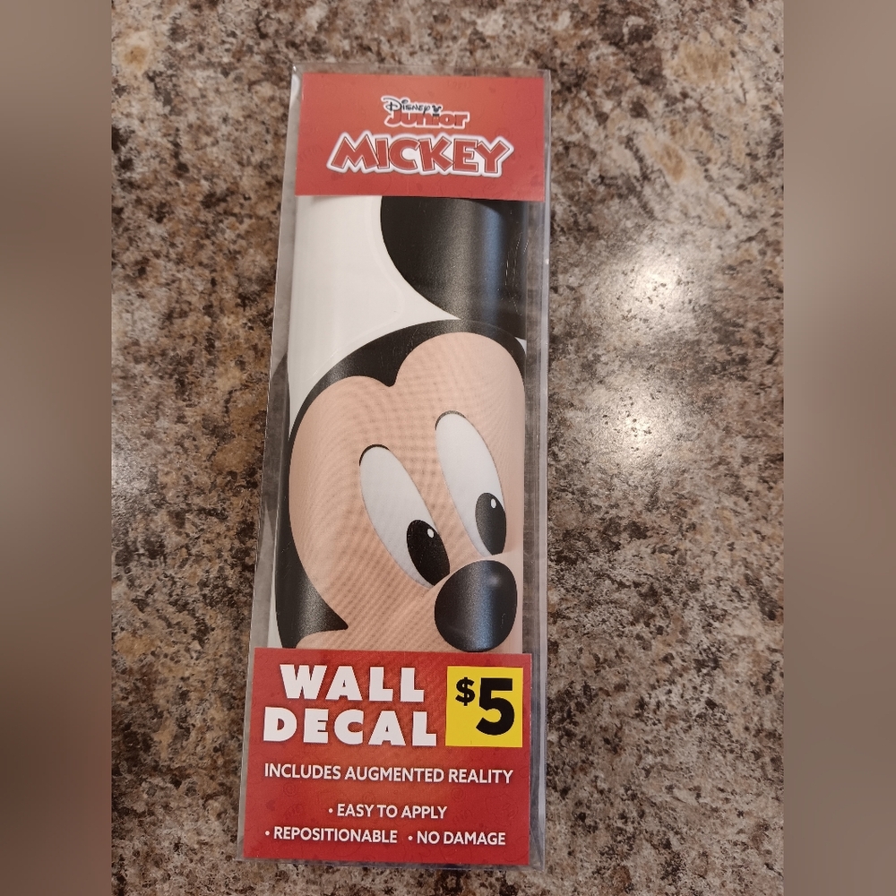 Mickey Mouse Disney Jr Wall Repositional Sticker Decal Kids Room Boys Girls
